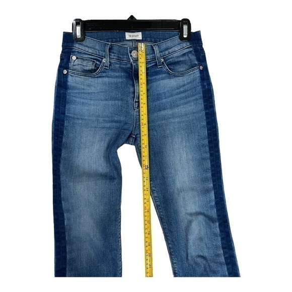 HUDSON Jeans Tuxedo Stripe Tilda Crop Raw Hem Jeans Women’s Size 26 - Picture 9 of 12